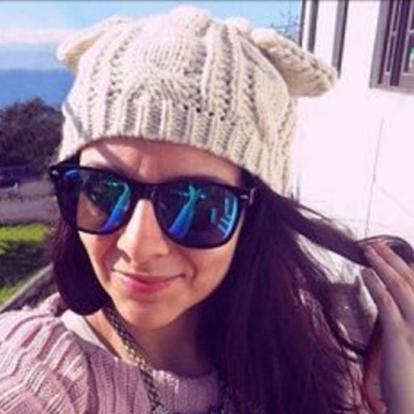 *!*Cat Ears Beanie*!* BEIGE - Picture 5 of 5